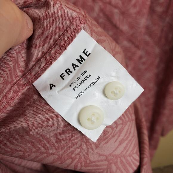 A-Frame Printed Button Down Shirt Size XXXL - Picture 7 of 10